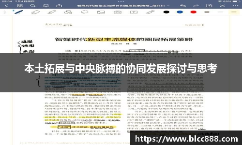 本土拓展与中央脉搏的协同发展探讨与思考